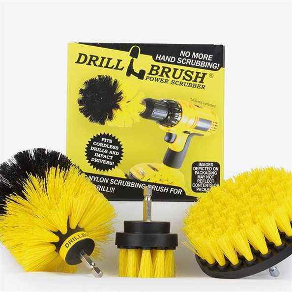 Kit de nettoyage pour surfaces de salle de bain Drillbrush