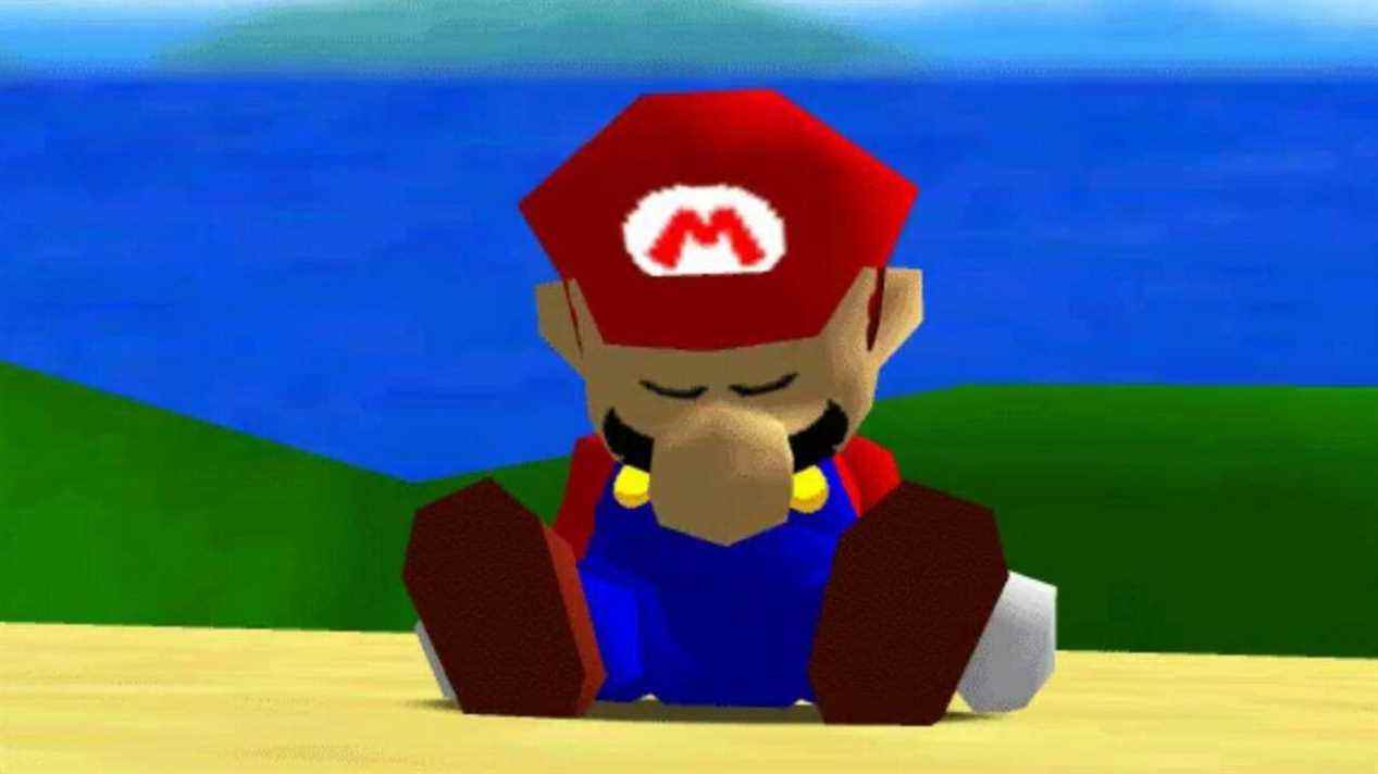 Nintendo émet une grève des droits d'auteur contre le guide numérisé de Super Mario 64 à partir de 1996
