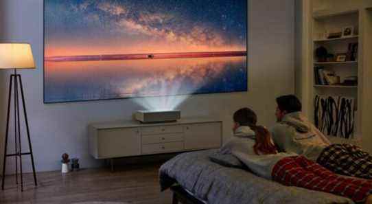 The LG projector picture