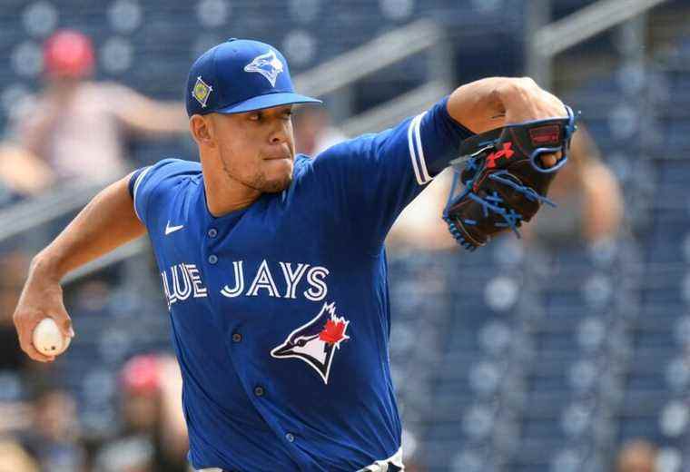 Le partant des Blue Jays, Jose Berrios, ressemble et sonne comme un lanceur avec des trucs de la journée d’ouverture