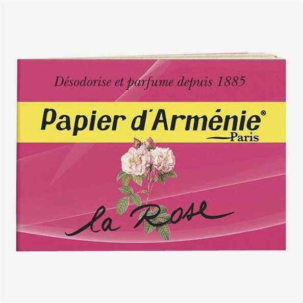 Papier d'Armenie La Rose Burning Papers (1 Carnet de 12 Feuilles)