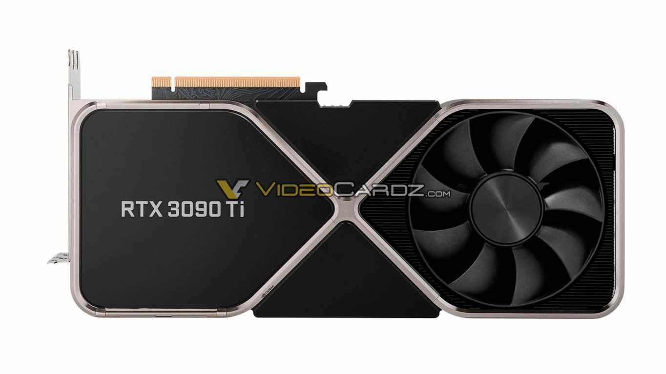 Fuites d'images de la carte graphique Nvidia RTX 3090 Ti