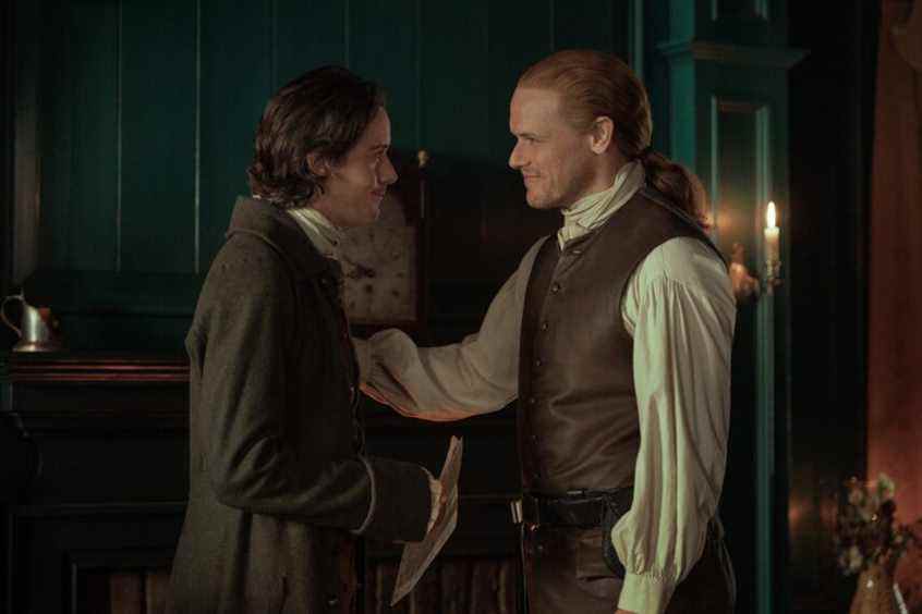 Outlander Saison 6 Cesar Domboy et Sam Heughan