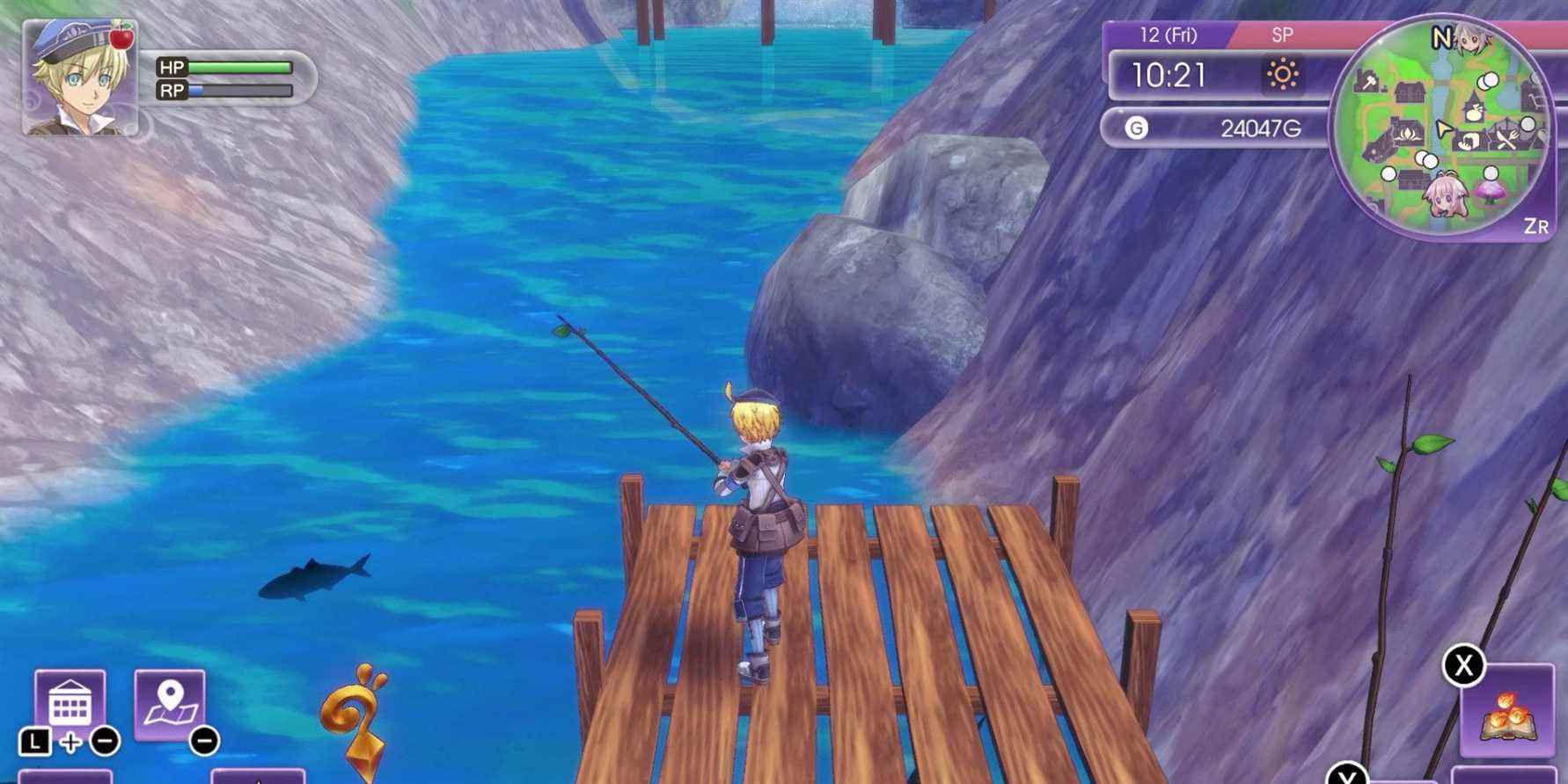 Rune Factory 5 Fishing