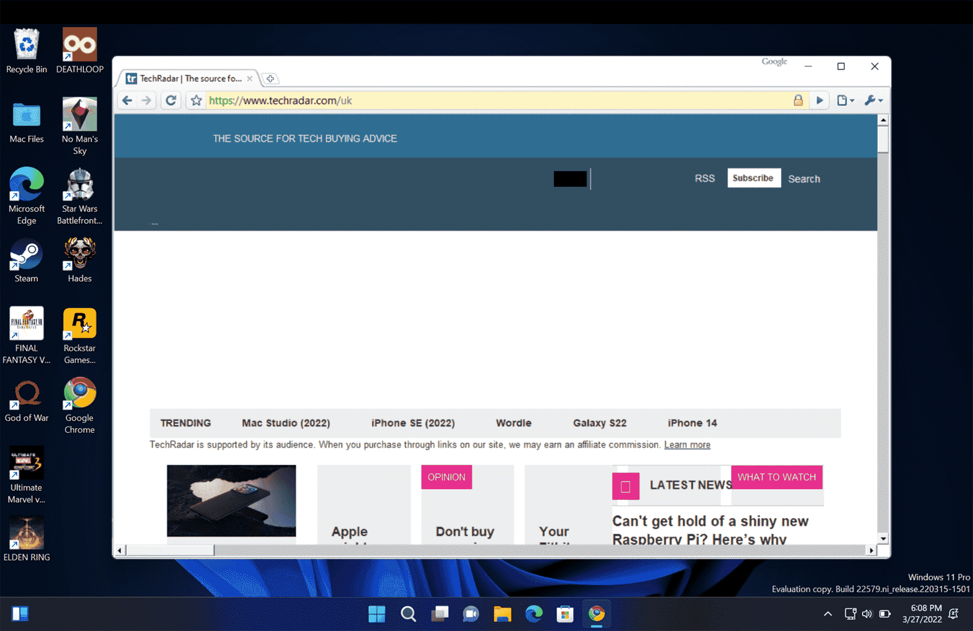 Google Chrome 1 dans Windows 11