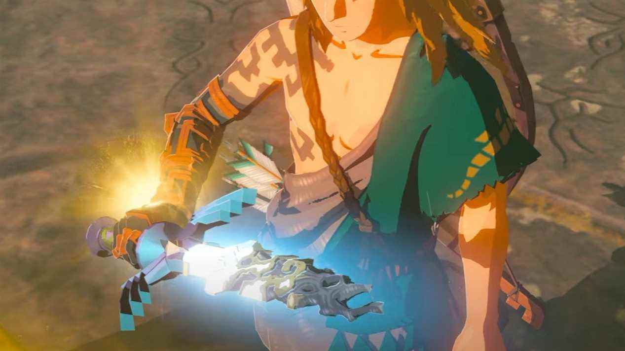 La nouvelle légende de Zelda: Breath Of The Wild 2 présente des images de Gnarly Master Sword
