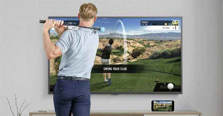 Pratiquez votre swing de n’importe où avec ce simulateur de golf à 179 $