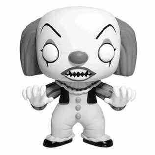 IT Pennywise (Classique Noir & Blanc) EXC Pop!  Figurine en vinyle