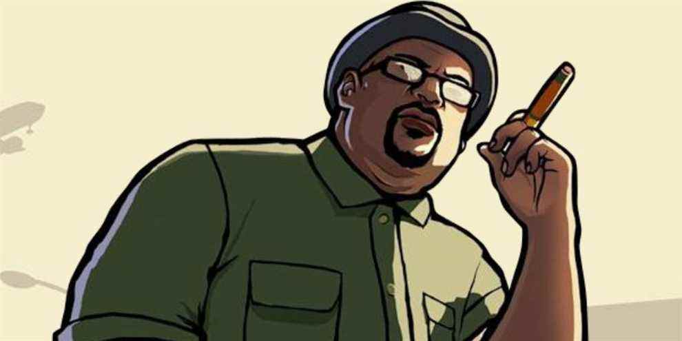 Big Smoke dans les illustrations promotionnelles de San Andreas