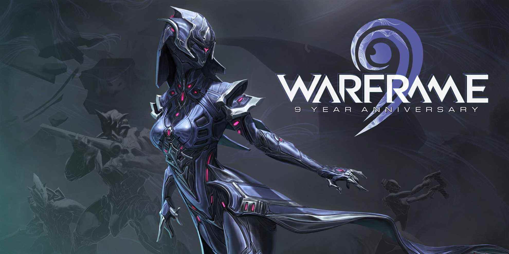 Warframe 9 Year Anniversary Key Art