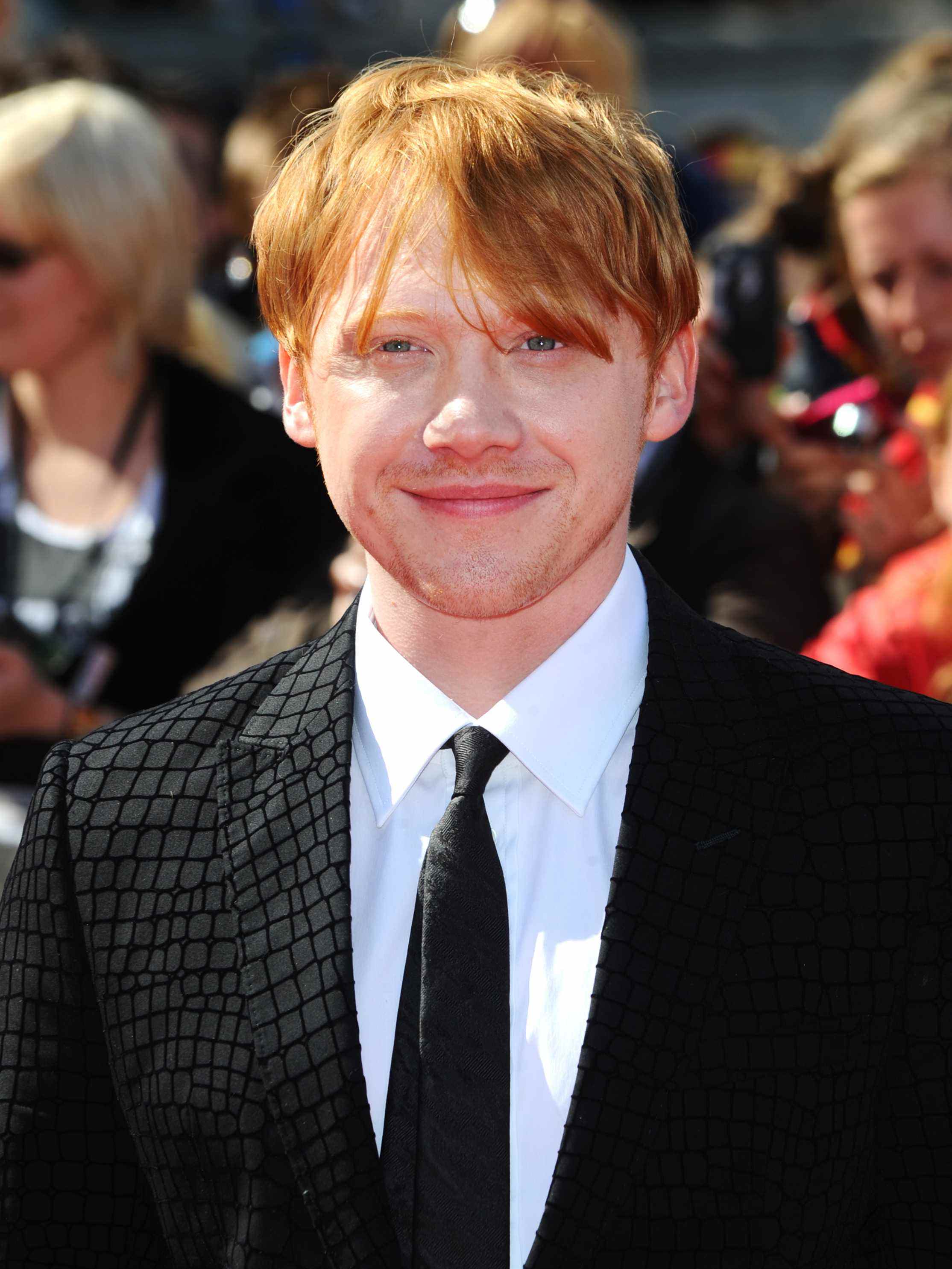 Rupert Grint à la première londonienne de Harry Potter et les reliques de la mort : partie 2 en 2011