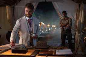 Daniel Radcliffe dans une scène de The Lost City.