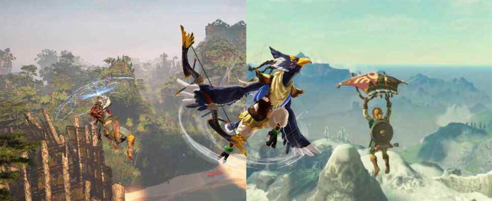 revali's gale movement technique vertical travel