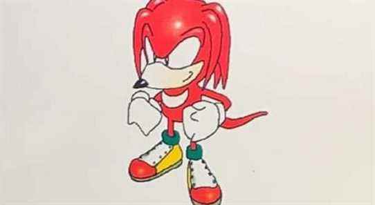 sega sonic the hedgehog knuckles concept