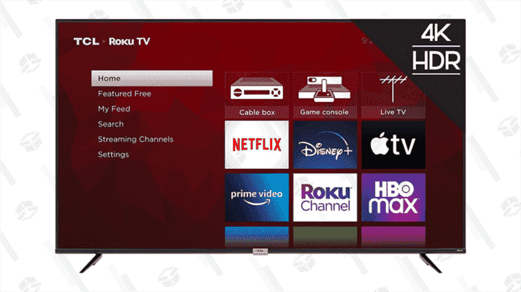 Achetez ce téléviseur Big Ol ‘TCL 75 « pour 550 $ de rabais et essayez de l’installer quelque part