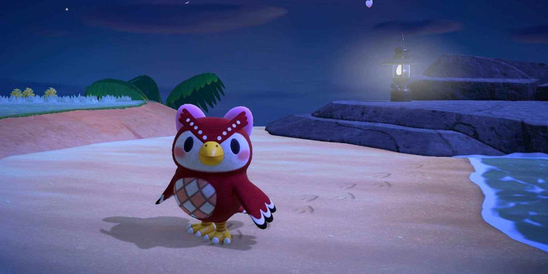 animal crossing celeste on beach feature