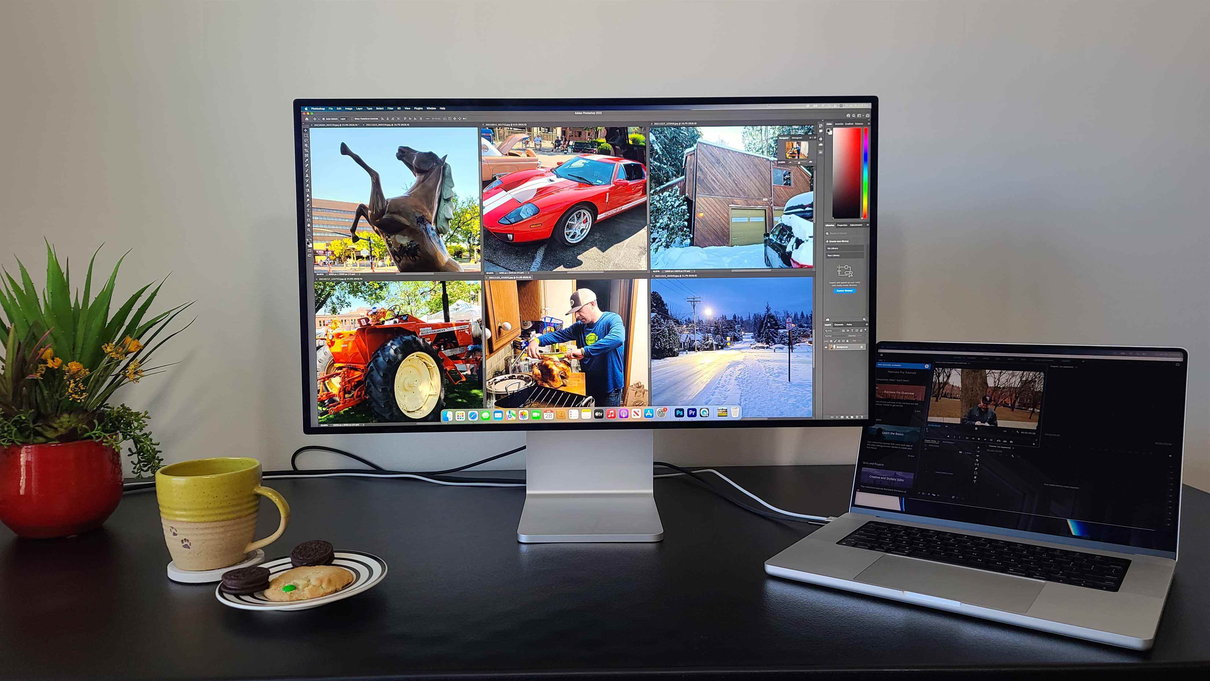 Apple Pro Display XDR sur un bureau