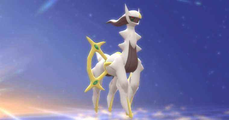 Arceus arrive sur Pokémon Diamant Brillant et Perle Brillante dans une nouvelle mise à jour
