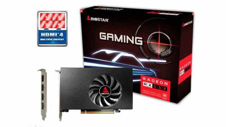 Biostar glisse la nouvelle Radeon RX 550 sur le marché aride des GPU