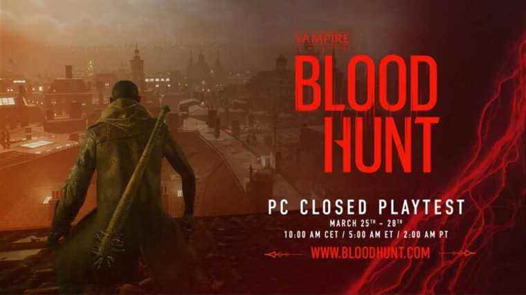 Bloodhunt PC Playtest à venir ce 25 mars;  Détails clés du cadeau révélés