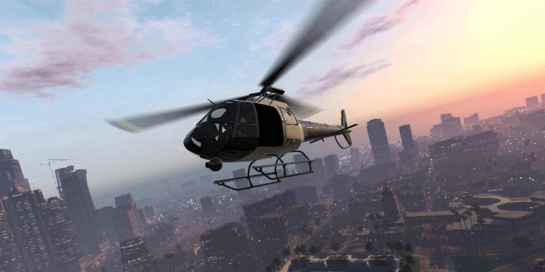 Grand Theft Auto 5 Police Maverick helicopter