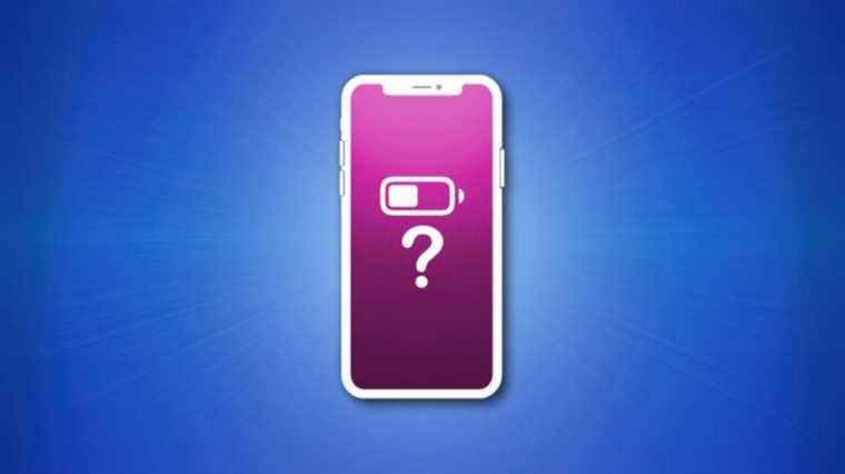 Comment afficher le pourcentage de batterie sur iPhone 11