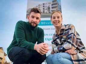 Ziggy et Katie Linklater ont pu acheter un condo de deux chambres et deux salles de bain.