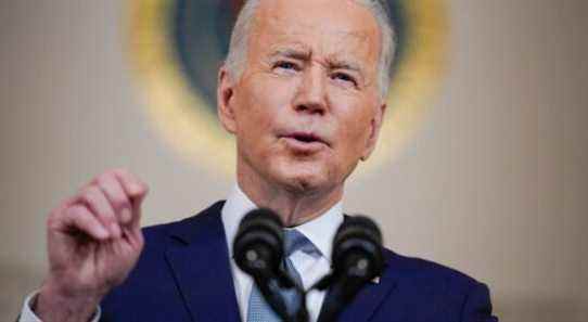 FILE - President Joe Biden speaks as he announces Judge Ketanji Brown Jackson as his nominee to the Supreme Court in the Cross Hall of the White House, Feb. 25, 2022, in Washington. Biden will deliver his State of the Union address to a joint session of Congress on Tuesday, March 1. (AP Photo/Carolyn Kaster, File)