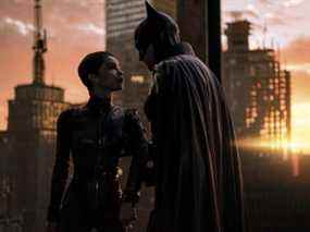 Quand le chat rencontre la chauve-souris : Zoe Kravitz et Robert Pattinson dans The Batman.