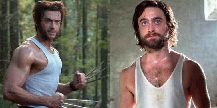 Hugh Jackman and Daniel Radcliffe 