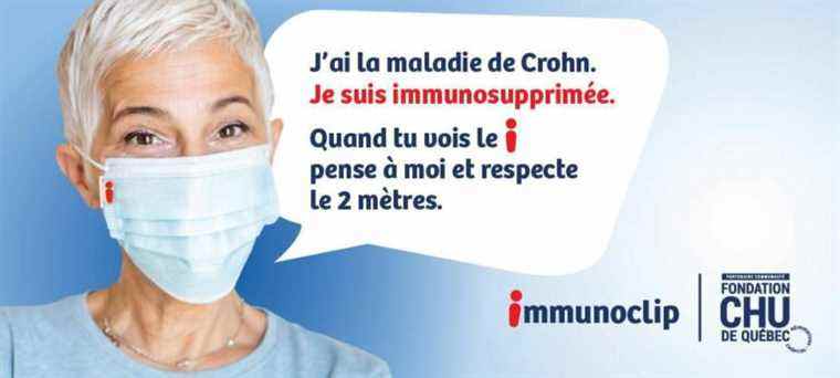 Deux mètres, s’il vous plaît : « Immunoclip » rouge conçu pour protéger les personnes immunodéprimées