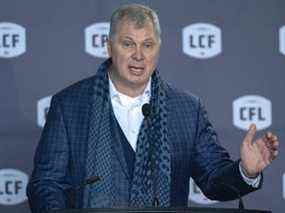 Commissaire de la LCF Randy Ambrosie.