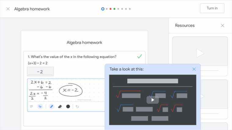 Google Classroom aidera les enseignants à suivre les progrès avec des ensembles de pratique