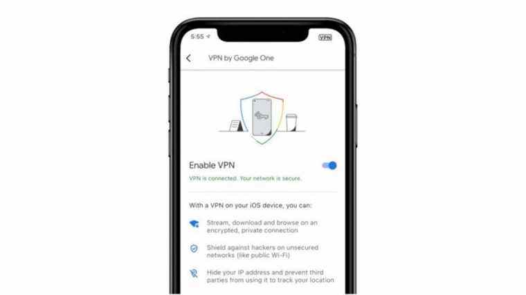 Google One VPN est maintenant disponible sur iOS