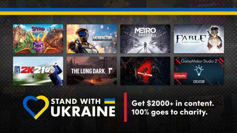 Humble Bundle dévoile le pack de jeux caritatifs Stand with Ukraine