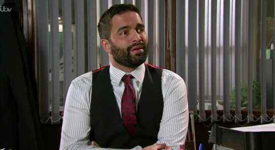 Imran Habeeb de Coronation Street fait une promesse à Abi pour leur bébé