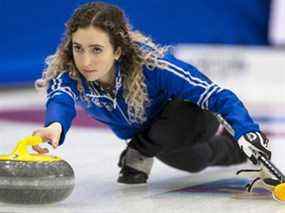 À 22 ans, Mackenzie Zacharias est l'une des plus jeunes capitaines à remporter le championnat féminin du Manitoba.  Photo à distribuer