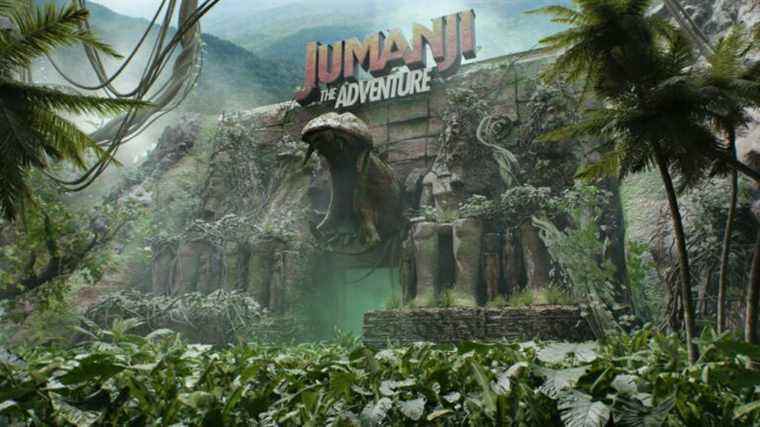 Jumanji est transformé en manège de parc à thème
