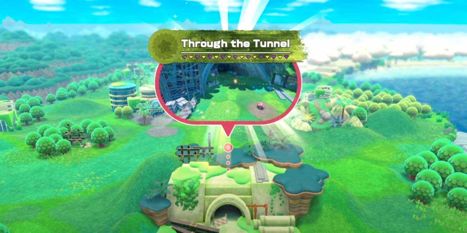 through the tunnel kirby forgotten land stage