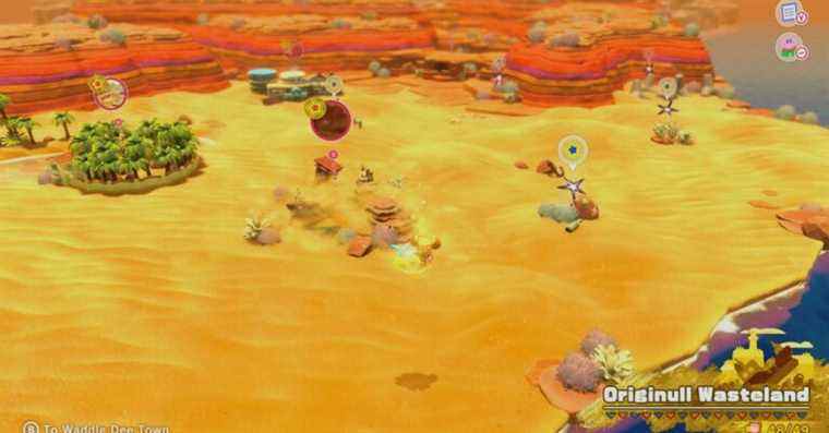 Kirby et le guide Forgotten Land: liste des missions Originull Wasteland
