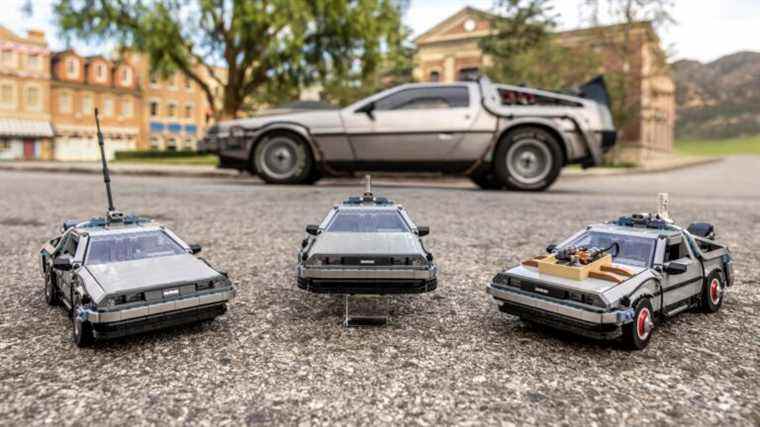 LEGO retourne vers le futur avec le kit de machine à voyager dans le temps DeLorean trois en un