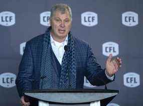 Randy Ambrosie est le commissaire de la Ligue canadienne de football.