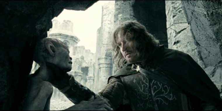 Faramir and Gollum