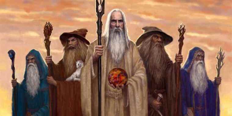 The 5 wizards lotr