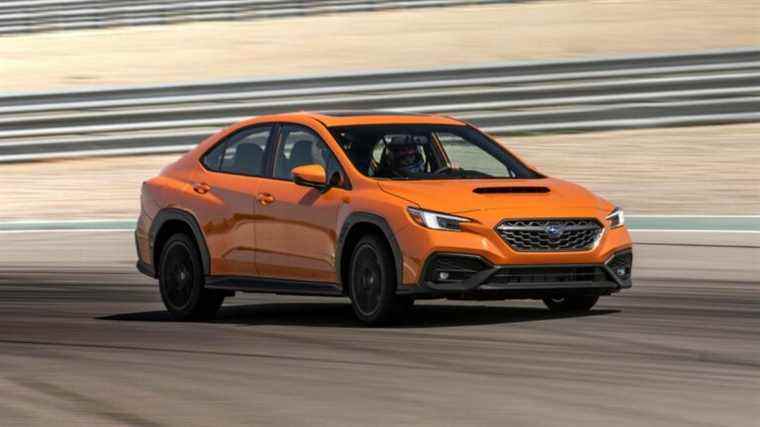 La Subaru WRX 2022 a un (1) groupe d’options