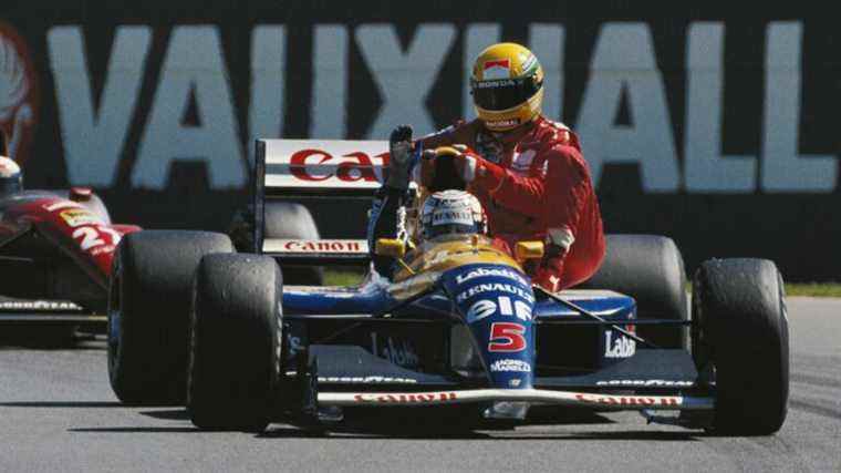 La célèbre voiture F1 ‘Senna Taxi’ de Nigel Mansell va être mise aux enchères