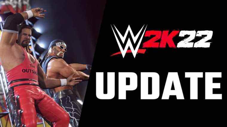 La mise à jour 1.08 de WWE 2K22 ajoute la prise en charge de la liste pour nWo ce 30 mars