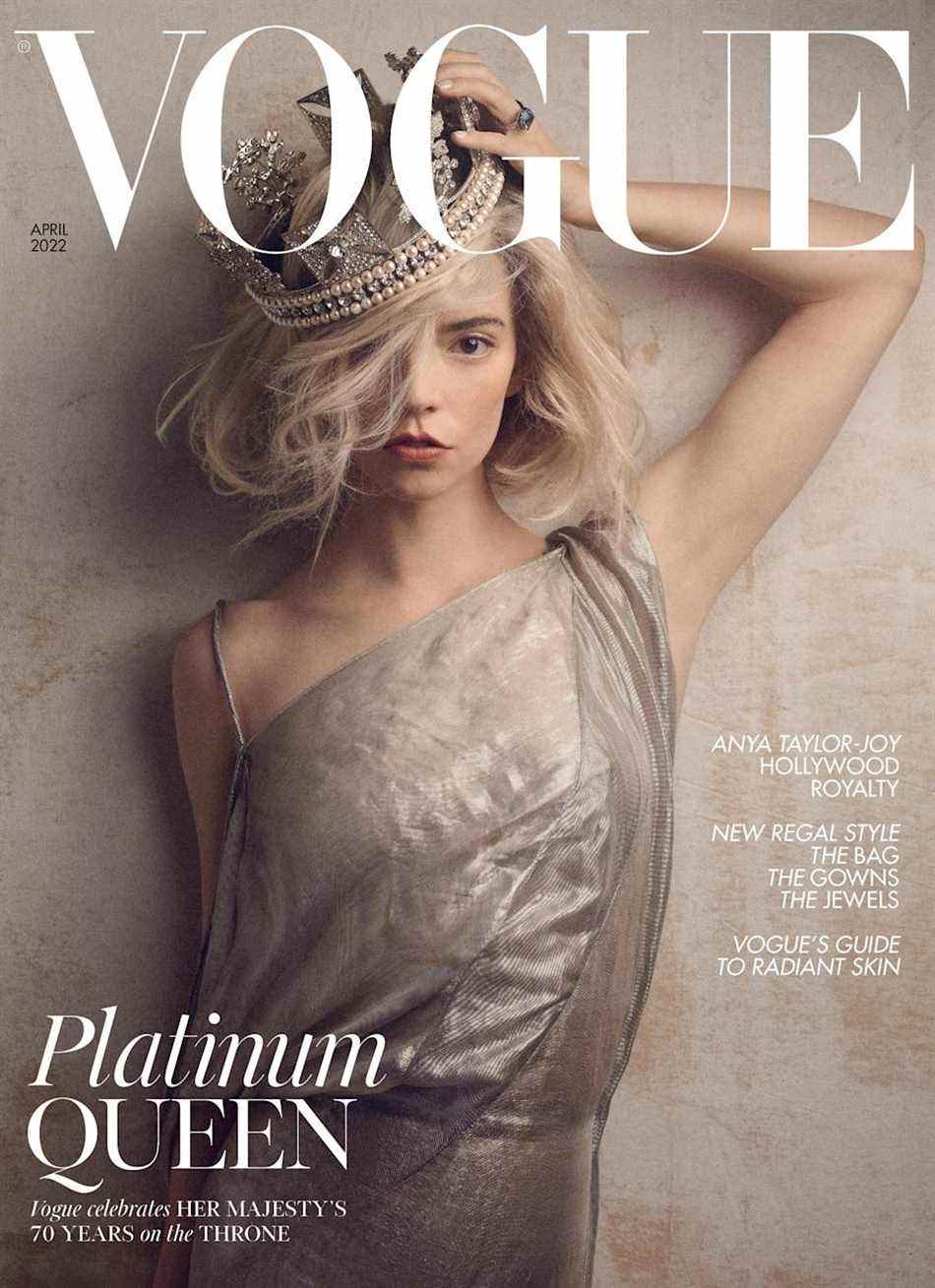 Anya Taylor-Joy Vogue britannique avril 2022 