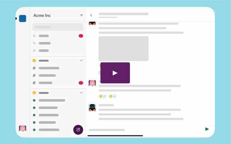 L’application iPad mise à jour de Slack a une interface repensée et de nouvelles fonctionnalités de la barre latérale