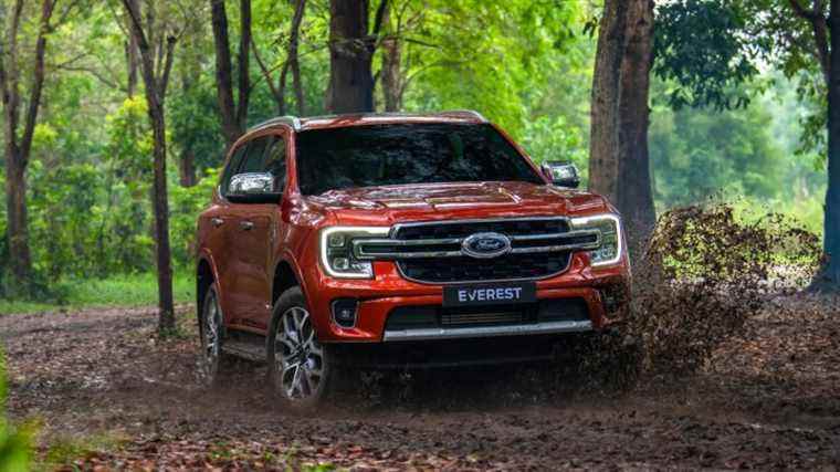 Le Ford Everest 2023 est le * autre * SUV basé sur le Ranger